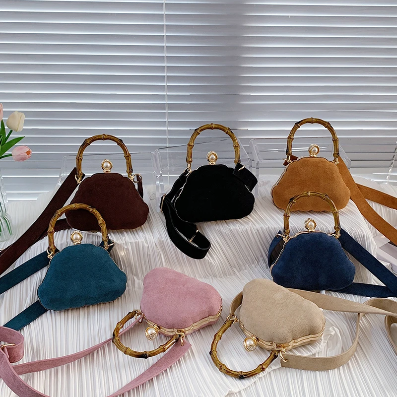 

New arrivals Small Hand bags Young Ladies Popular Bamboo Handle Purses Girls Luxury Handbags for Women