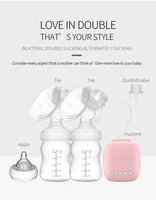 

Double Silicone electric breast pump double breast milk pump double breast pump electric