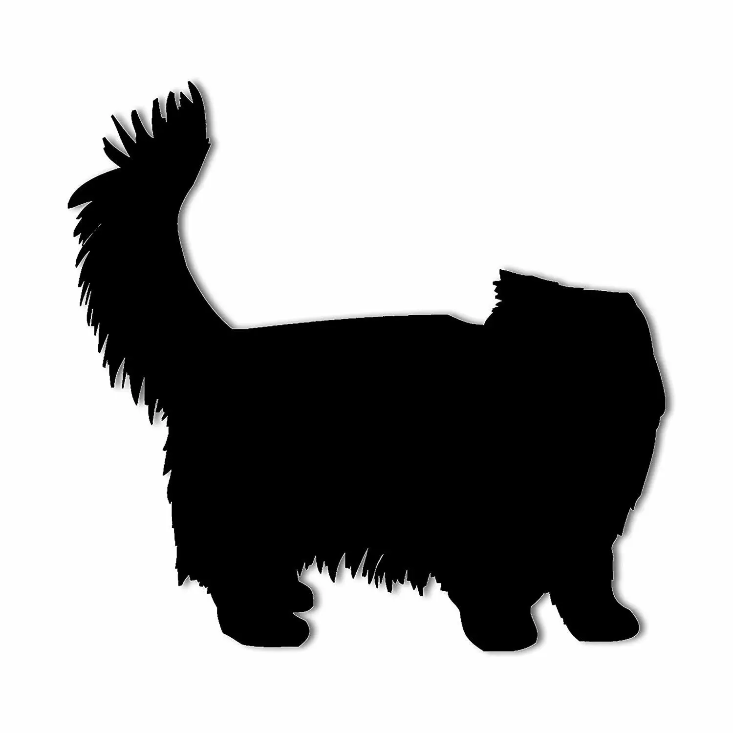 

YInfa Persian Cat Breed Standing Silhouette - Home Decor Metal Art Wall Sign TY2630