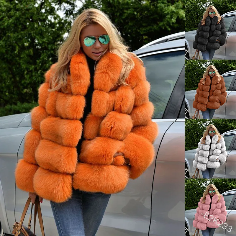 

Fashion Women's New Arrival Long Fur Winter Real Fox Fur Coat women elegant cashmere coat mink coats for woman genuine mink fur, Beige