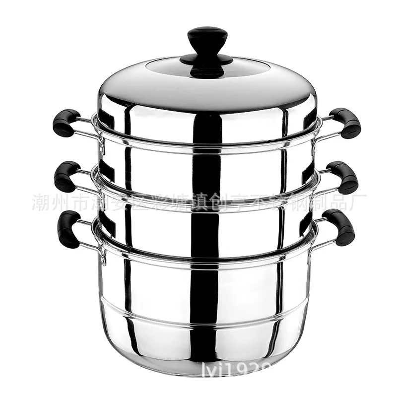 

belly shaped 5 ply non stick cooking pot stainless steel chef cookware sets, Customized color