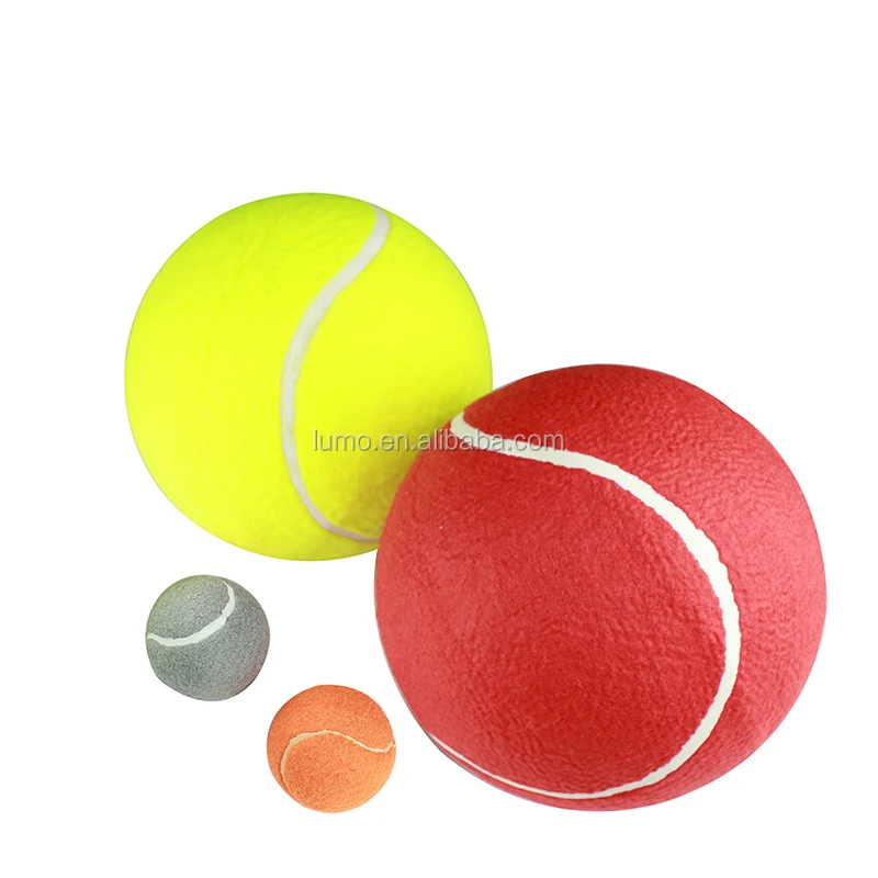 Custom Logo 24cm Giant Tennis Balls Large Inflatable Soft Tennis Ball