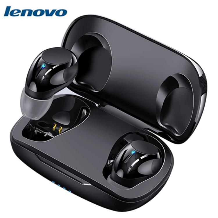 

Factory Price Lenovo Mini Wireless earphones Invisible In-Ear auriculares 5.0 Gaming Headphones, Black