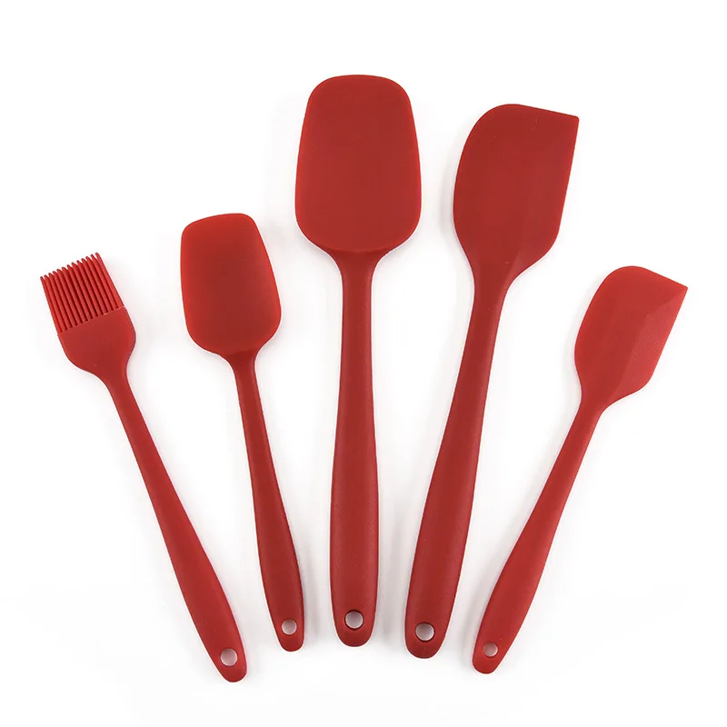 

Silicone Spatula Set Silicone Spatula 5-Piece Set Heat-Resistant SpatulasSpatula And Brush Silicone, Custom color