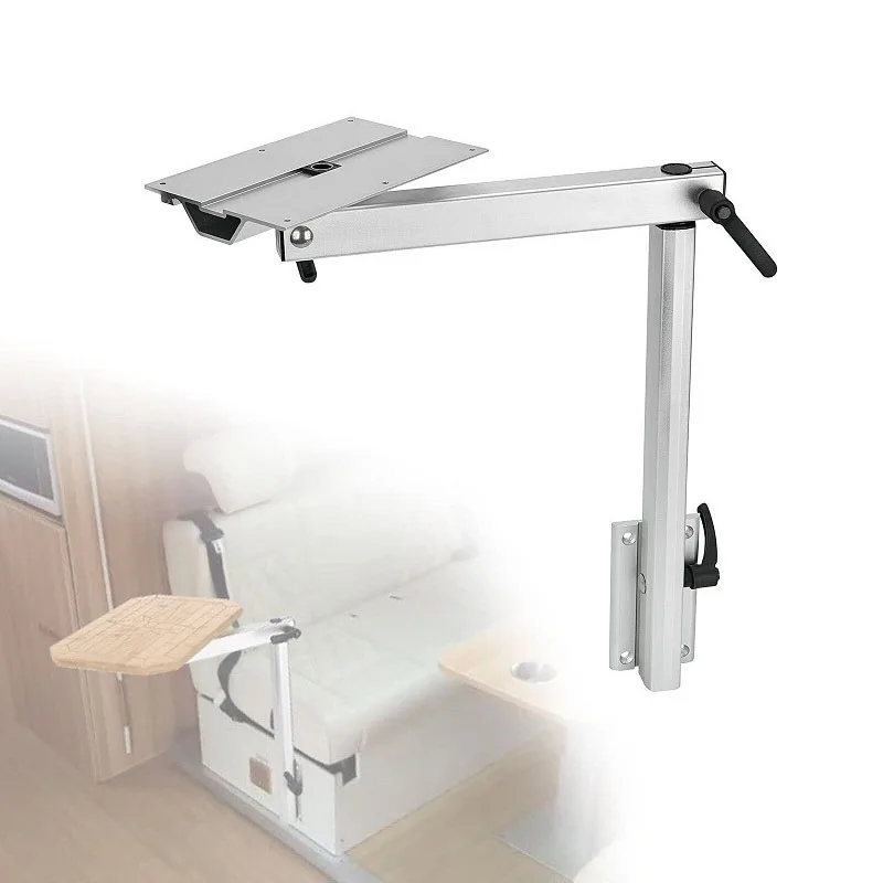 Detachable Height Adjustable Aluminum Alloy Desk Leg 360 Degree Rotation Modern Removable Table Leg Accessories for Hotels RV