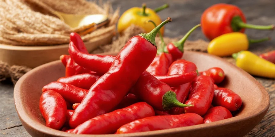 Ancho Chili Pepper Close-up