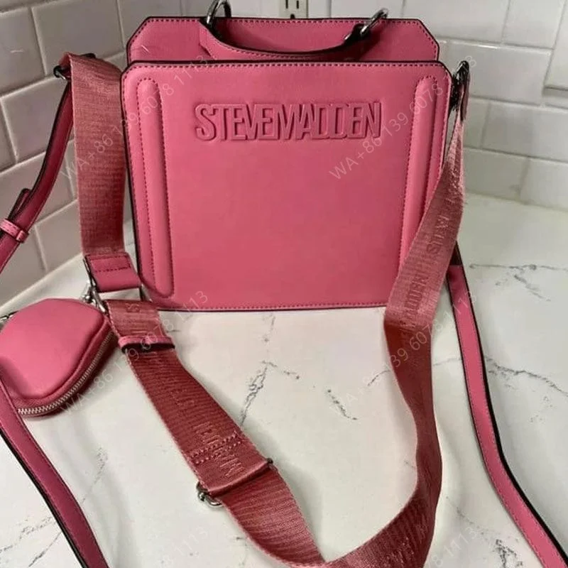

Wholesale Designer Famous Brand Women Hand Bag Black Bevelyn Logo Satchel Crossbody Tote Bags Set Handbags Steve Madden Purses