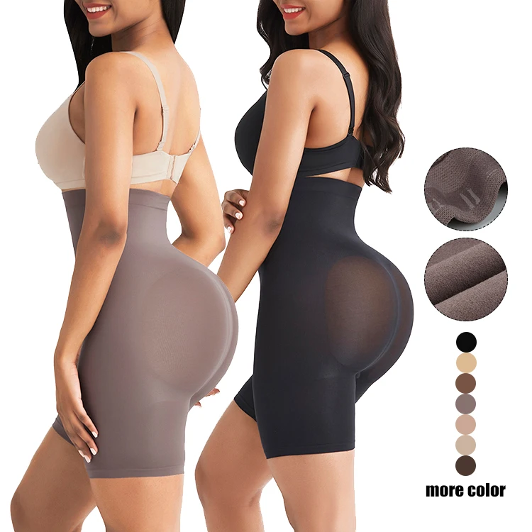 

2020 New Design Women High Elasticity High Waist Tummy Control Seamless Hip Enhancer Body Shaper Shapewear For Women, As show