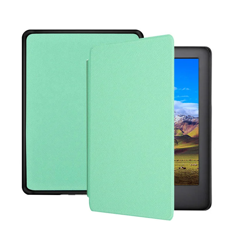 

Pu Leather Tab Case Stand Protective Tablet Flip Cover For Kindle paperwhite 4 10th 2018 6inch