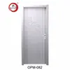 Top Reputation Red 2 Circle Cross Elegant Pattern Carved PVC Surface Covered Swing PVC Panel Door