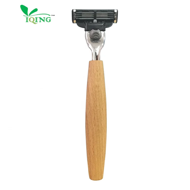 

Natural Friendly Portable and Lightweight Custom Wooden Handle Razor for Man