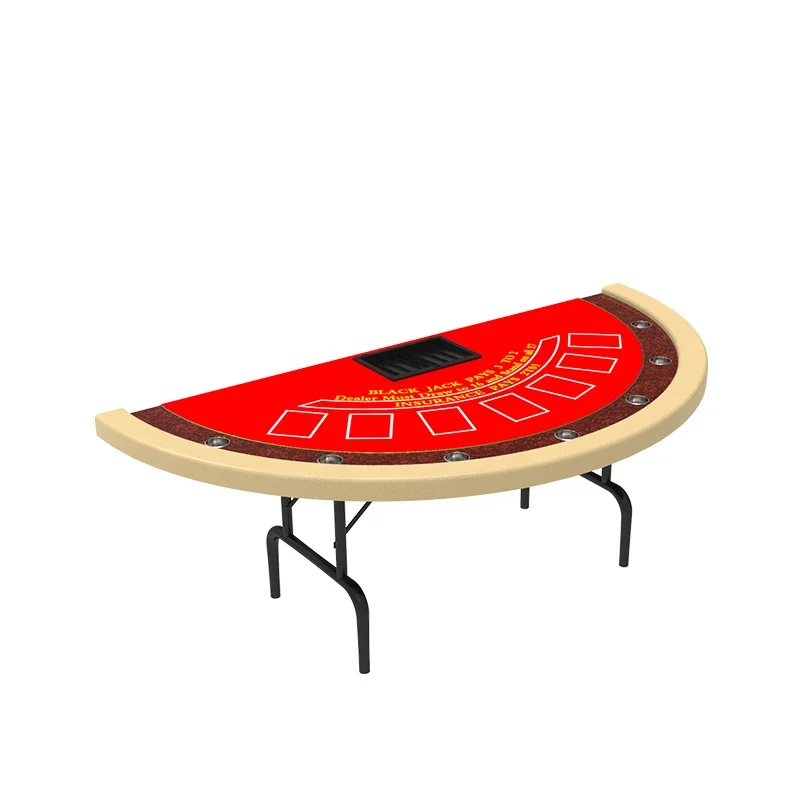 Yh 7 Player Seats Casino Full Printing Table Layout Folding Blackjack