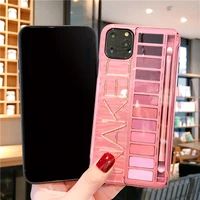 

Fashion Palette Glam Makeup Eyeshadow box Soft Silicone Case for Apple iPhone 6 6S 7 8 Plus for iphone 11 pro case for girls