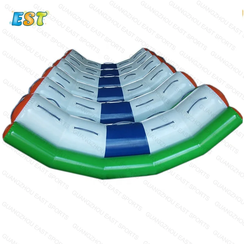 

Hot Sale Inflatable Floating Water Totter Game Floating Water Pool Seesaw for Kids, Blue, white, yellow, green,red, or at your request