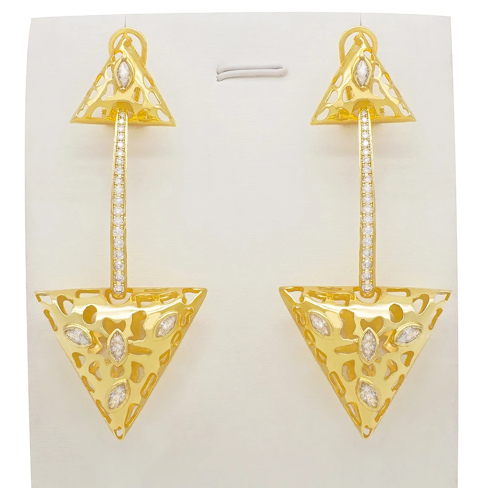 

18k gold filled earring custom earrings women earrings jewelry Z491