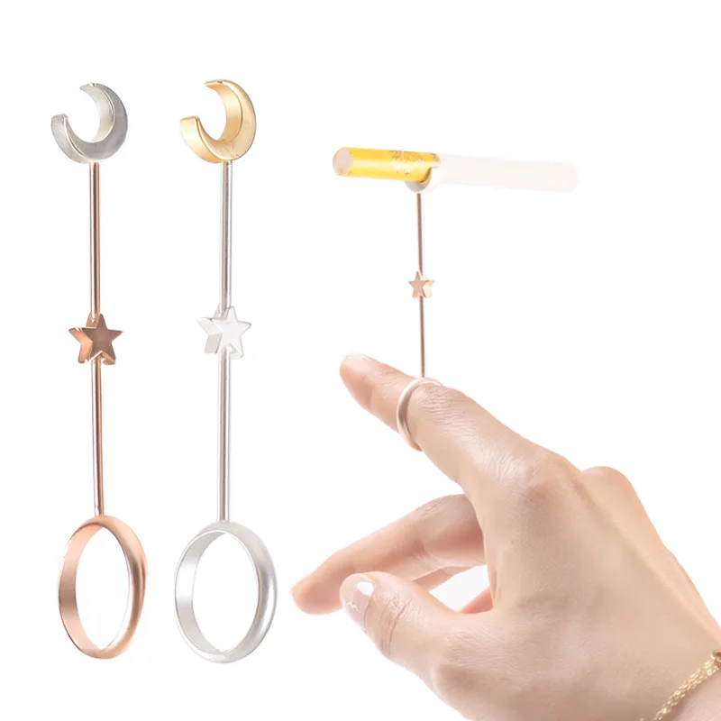 

Smoking Accessories Pipe Finger Blunt Holder Ring Pipe Clip Smoke Holder for Women and Men, Customized