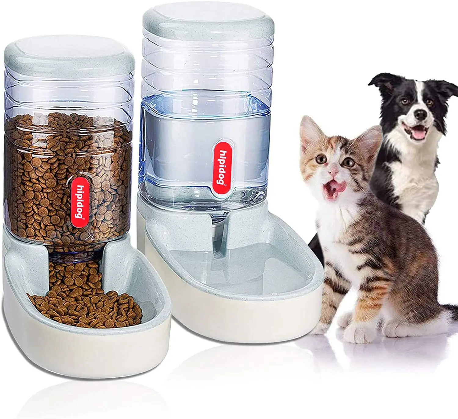 

Automatic Pet Feeder Medium Small Pet Automatic Food Feeder and Drinker 3.8 L Dog Travel Supplies Feeder and Drinker