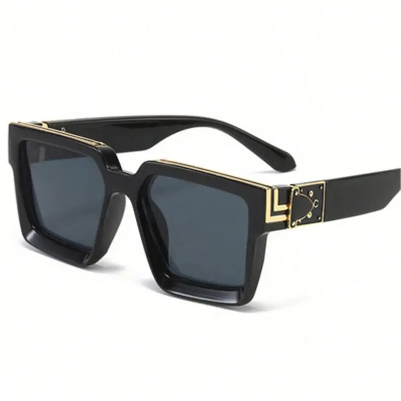 

Hot Selling Men Women Square Shades Sunglasses in Stock, 9 colors