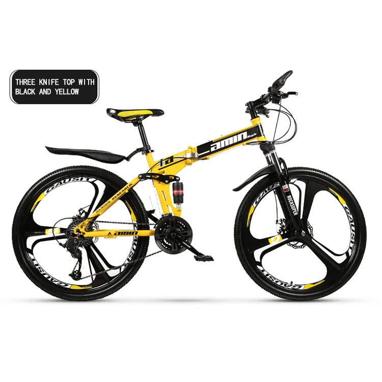 

New arrival folding bicycle 26 mountain bike/folding mtb mountain bike bicycle electric mountain bicycle carbon fiber, Red yellow blue white