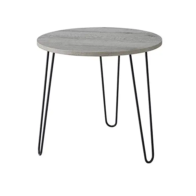 
metal wood side table modern coffee table with SGS certificate 