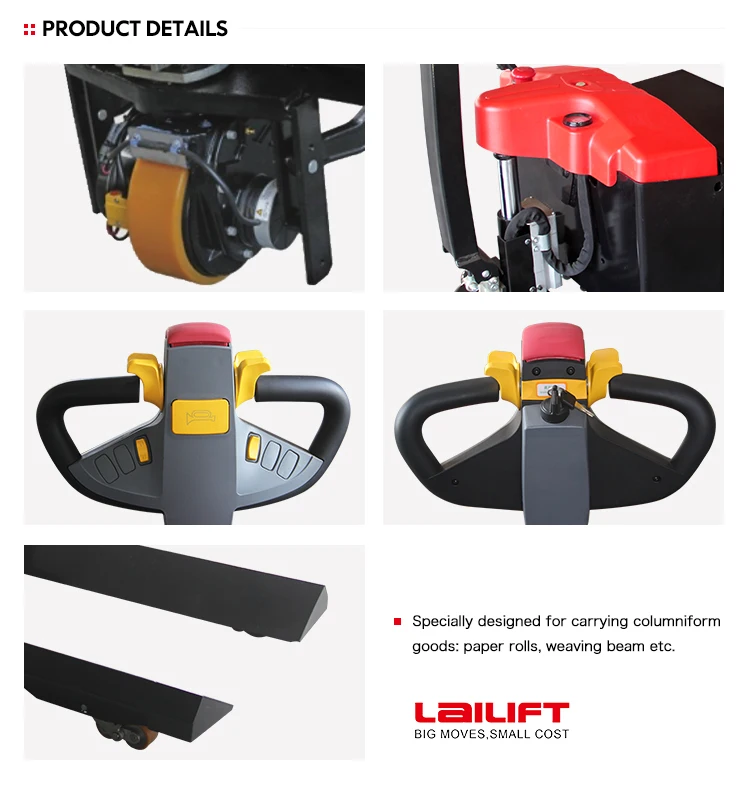 Customizable Warehouse Electric Paper Roll Pallet Jack Truck Buy