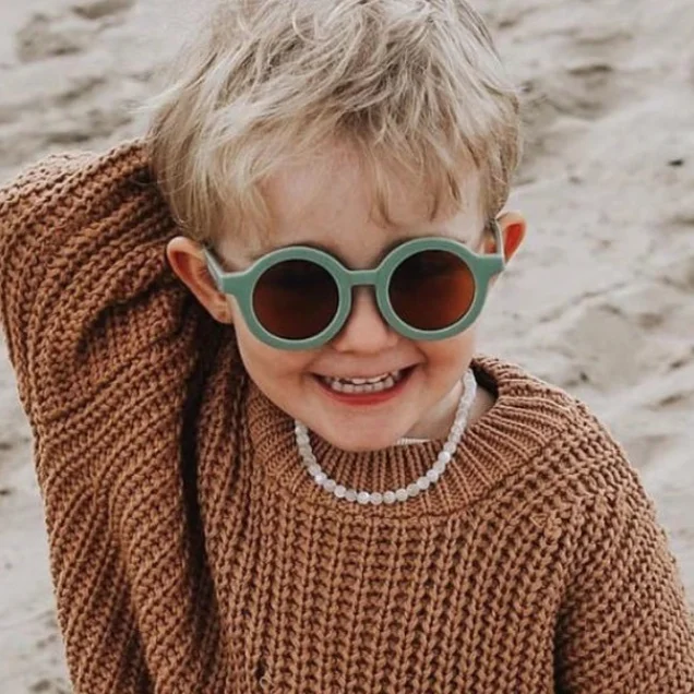 

New Vintage Anti-UV Colorful Round Retro Boy Sunglasses Little Girl Kids Sun Glasses, 7 colors