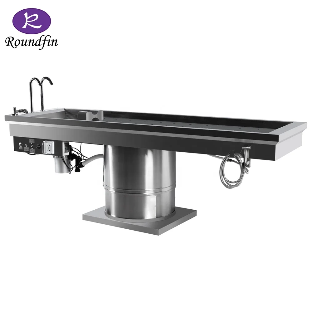 
ROUNDFIN Stainless Steel 304 dissecting table teaching anatomy table  (1600117169985)
