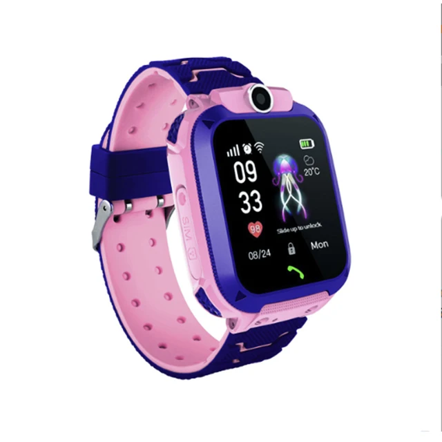 

UUTEK Q12 Fashion design depth waterproof GPS tracker children smart watch children watch