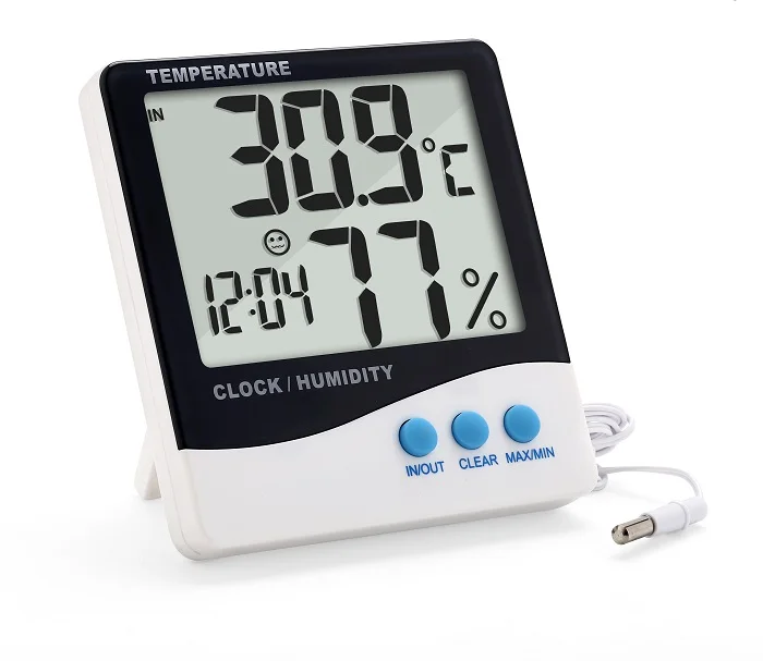 

Thermometer Hydroponics grower Digital probe indoor outdoor hygrometer electronic thermometer max min temperature humidity meter