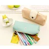 Wholesales customized Fast Shipping PU Leather Triangle Hard shell Pencil Case or Boy/Girl