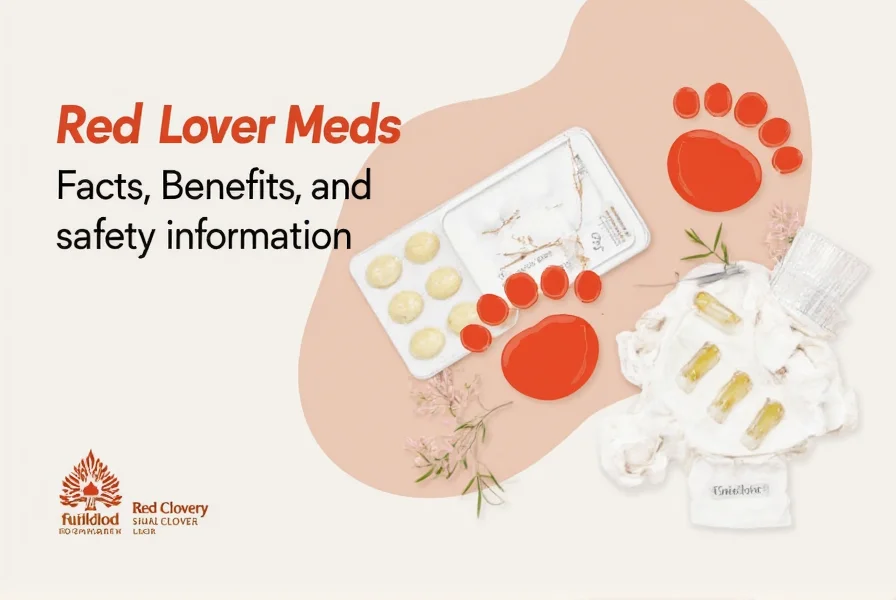 Red clover plant showing purple flowers and three-leaf structure