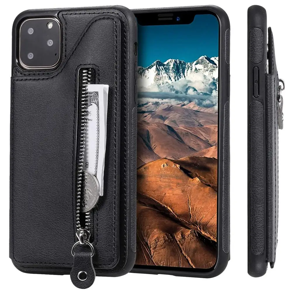 

HOCAYU Hot Selling Products Card Slot Leather Cell Phone Case For Iphone 11 Pro Max