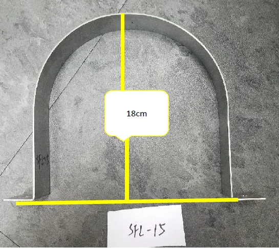 
Factory custom size small MOQ Stainless steel pipe tube hose rope clamps 