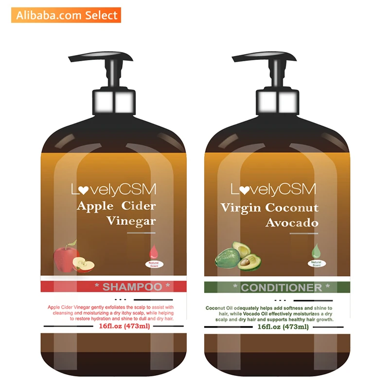 

Smoothing and Nourishing hair care natural shampoo and conditioner set