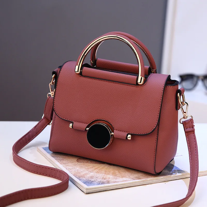 

High quality PU leather sling cross body shoulder ladies bag women handbag