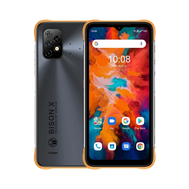 

New Arrivals In Stock UMIDIGI BISON X10 Rugged Phone 2021 New Arrival 4GB+64GB Android 11Octa Core Network: 4G