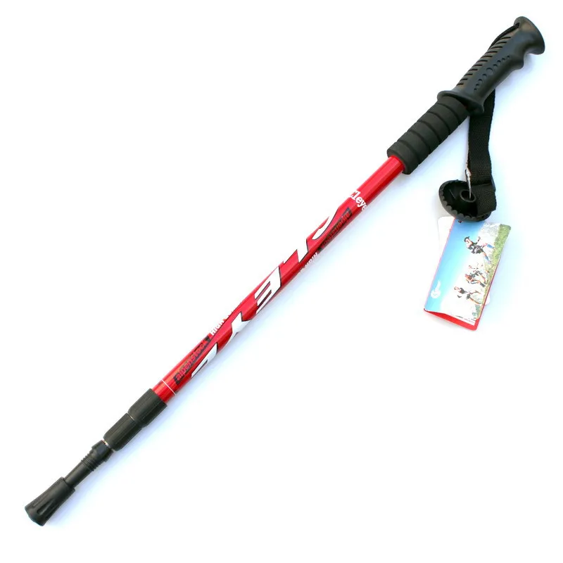 

Kinggear 4 Sections Lightweight telescopic folding carbon fiber travel trekking pole cane aviation aluminum alloy-6061