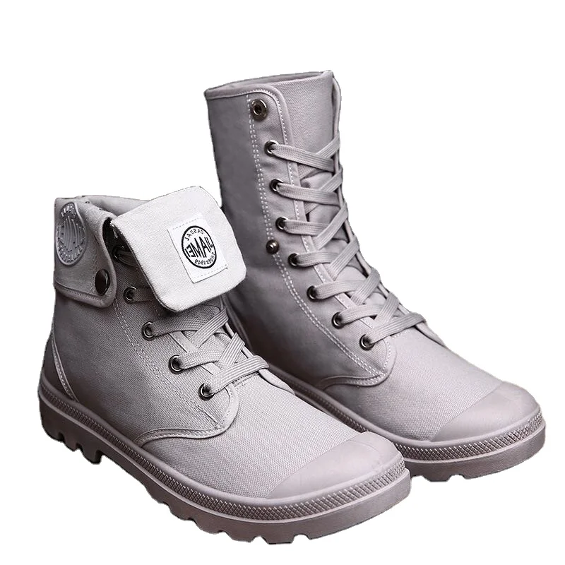 

Hot sale fashion men casual shoes work martin boots, As photos