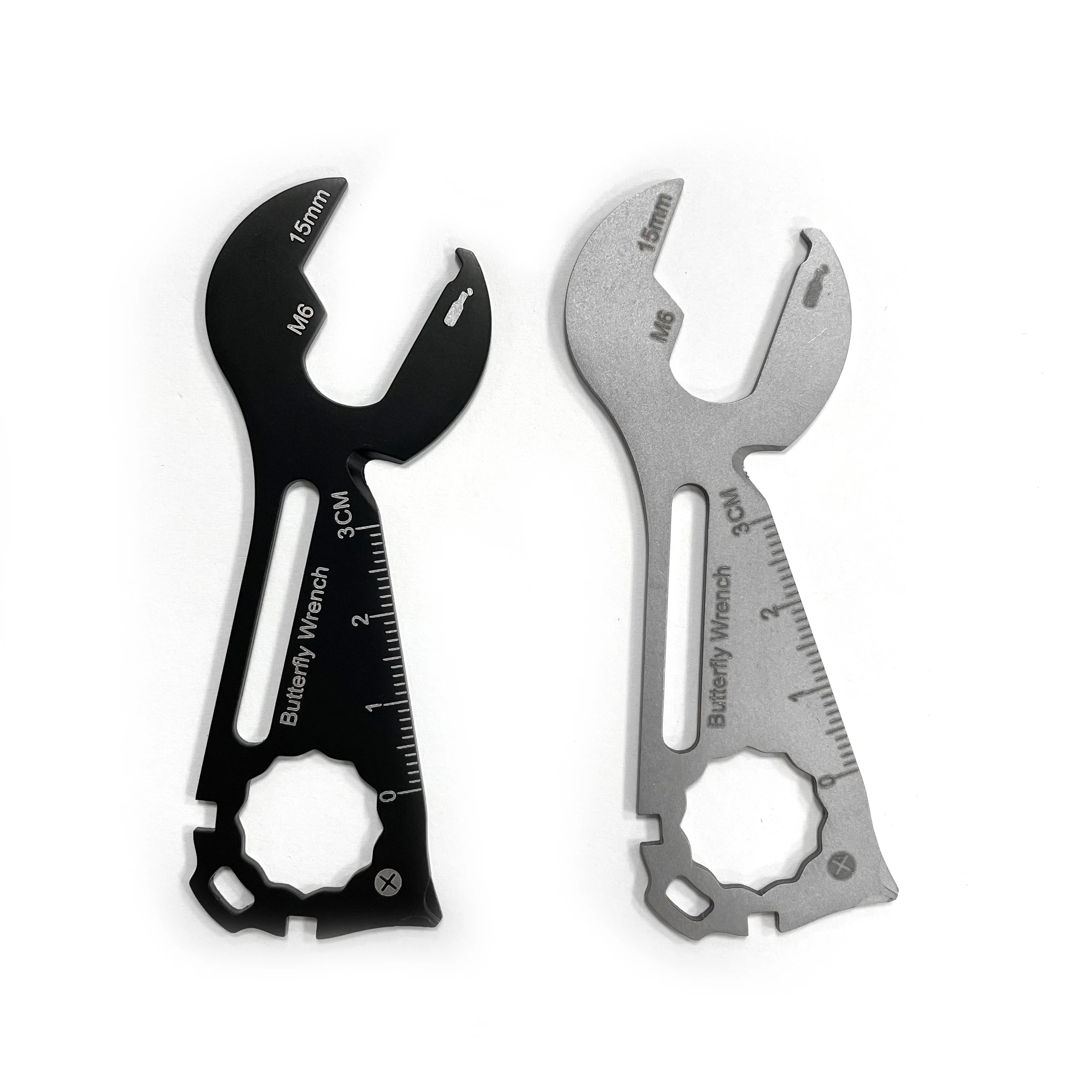 

New Product Ideas Multi Function Wrench Shape EDC Business Card Multi Tool