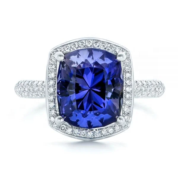 

Fashion Fine Jewelry 925 Sterling Silver Blue Sapphire Ring As Gift