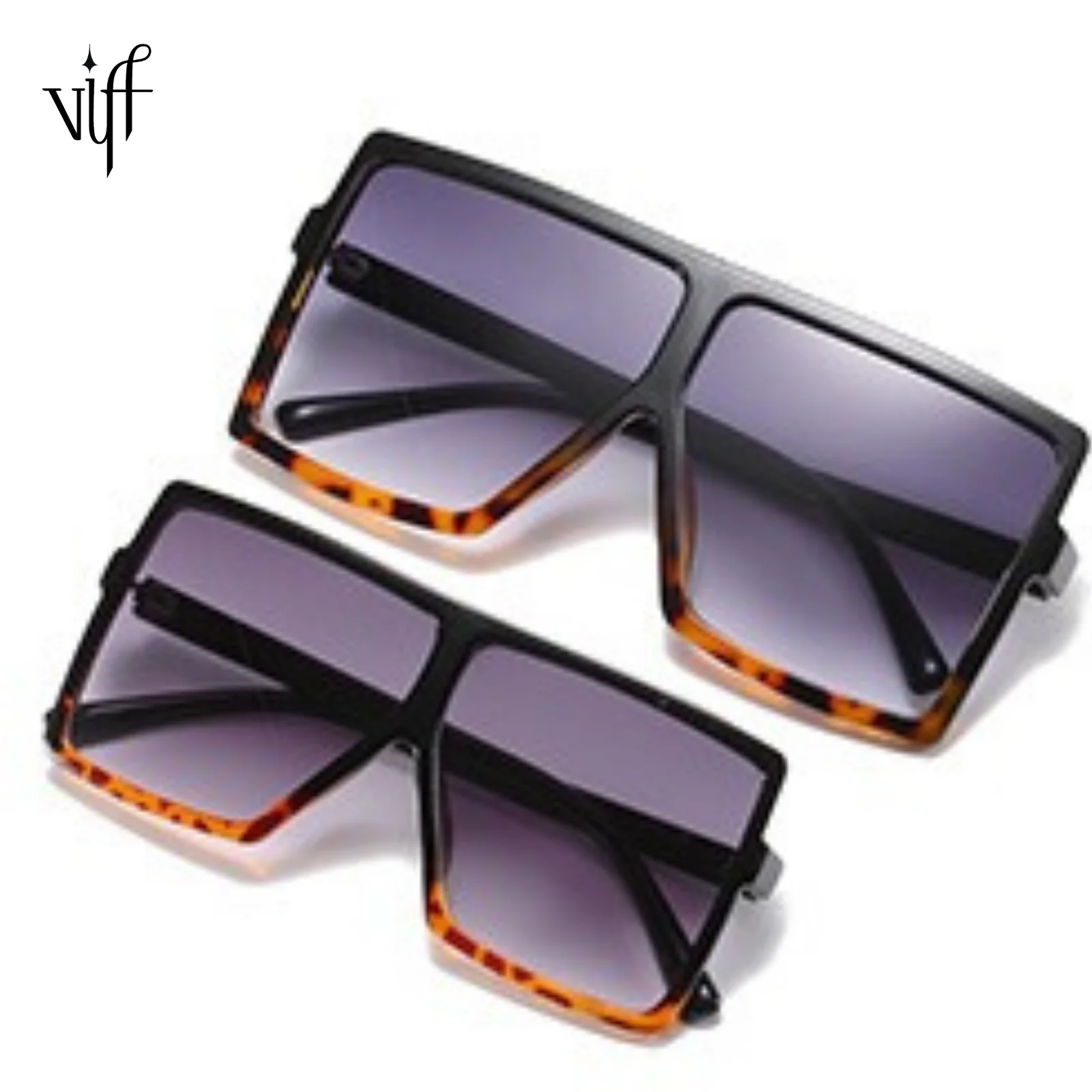 

VIFF HP20427 Multi Color Shades Hot Seller Gafas Del Sol Sun Glasses Mommy Me Fashion Square Sunglasses Oversized 2021