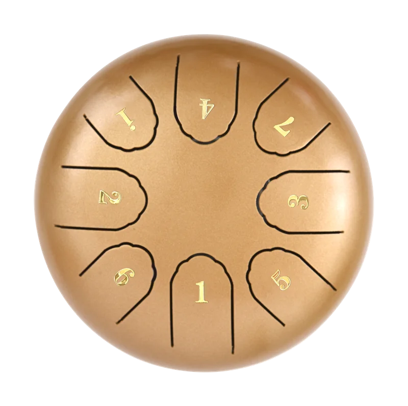 

Musical Instruments 8'' 10'' 12'' Natural Musical 8 note Drum Tongue, As photo