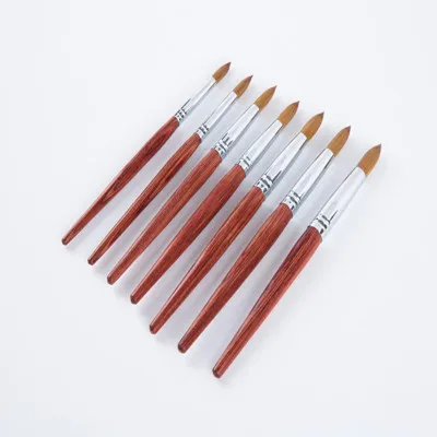 

Nail Manicure Brushes acrylic gel polish nail brush Kolinsky brush with high quality wooden handle, Picture