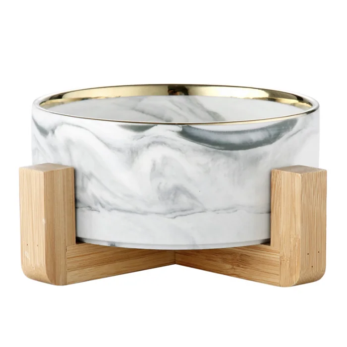 
Nordic Marble Design Large Ceramic Salad Bowl 