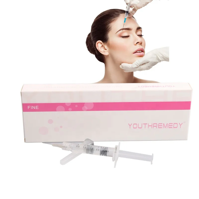 

Factory Supply Fine 2ml Derm 30G hyaluronic acid dermal filler, Transparent