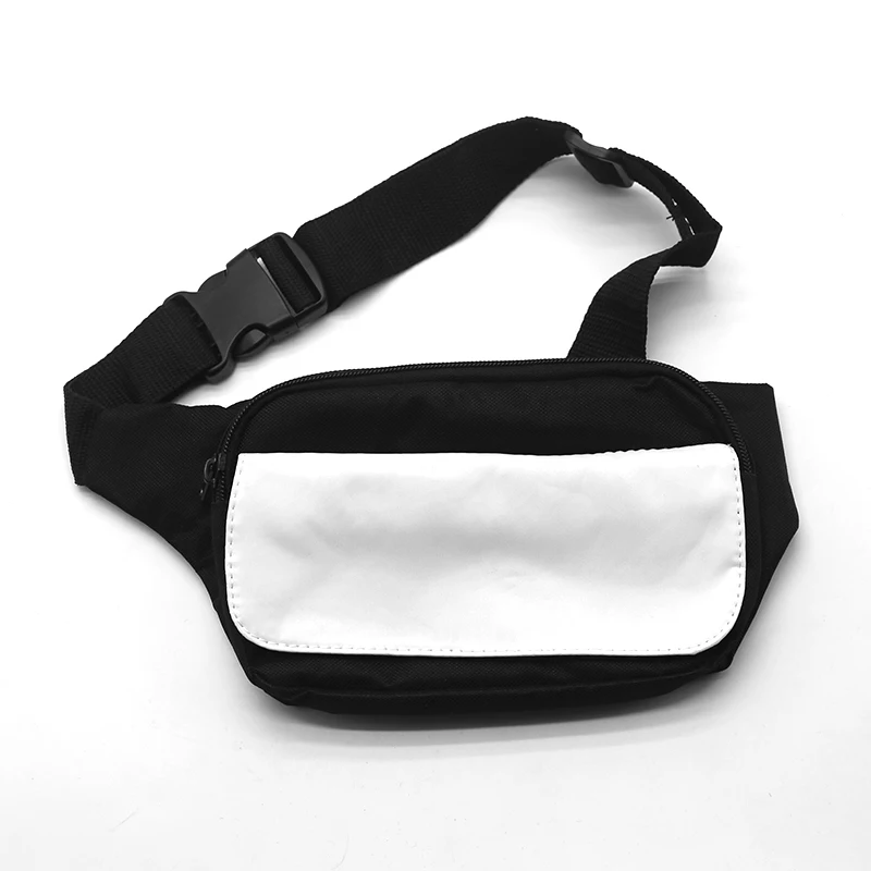 

2020 Hot Sale Fashion Sublimation Printable Sport Travel Running Waist Fanny Bag, Black