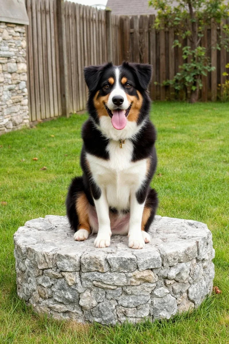 Side-by-side photo of three top pea stone brands for dogs with labels and details.