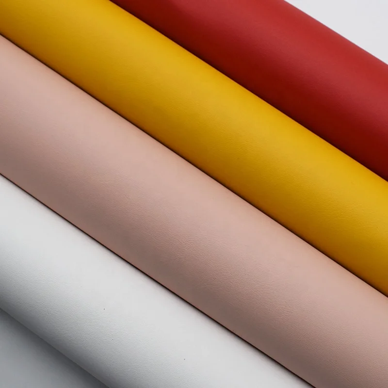 1.0mm Waterproof Elastic Matte PU Leather Fabric Vinyl for Sofa Bags Luggage Car Seat & Backpad