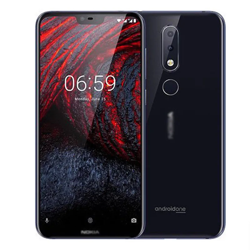 

For NOKIA 6.1 PLUS 4GB 64GB 5.8'' 3060mAh 16MP+5MP 3060mAh Dual Sim Cheap Unlock Mobile Phone