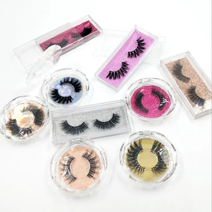 

own brand 3d mink lashes wholesale eyelashes vendor cruelty free real mink strip eyelash private label 3d mink eyelashes, Black color